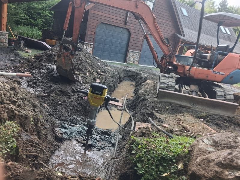Breaking ledge to get the line through